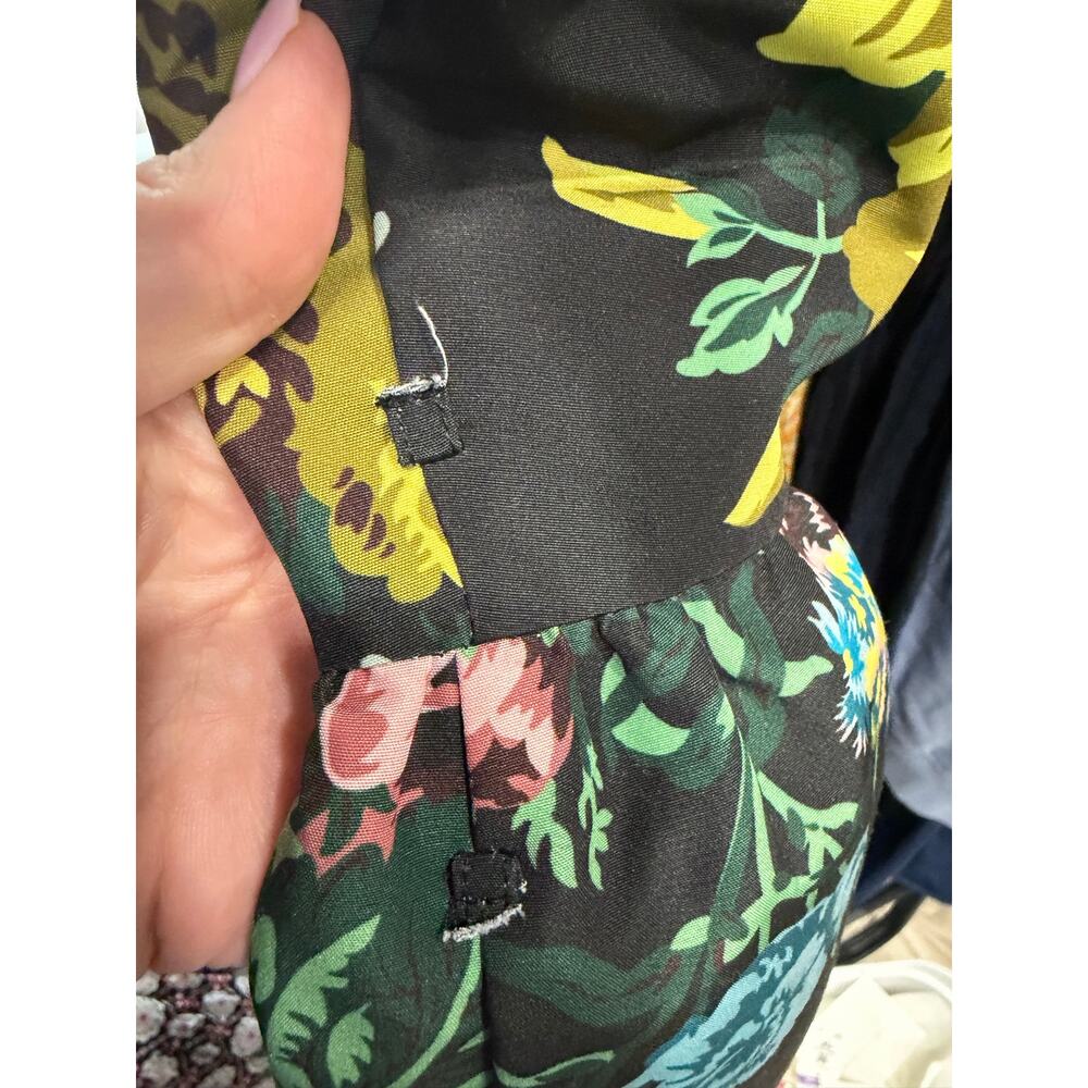 Tuckernuck Black Floral Bouquet Chloe Midi Dress - Picture 6 of 6